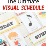 Daily Visual Schedule For Kids Free Printable | Little Ones | Visual   Free Printable Picture Schedule Cards