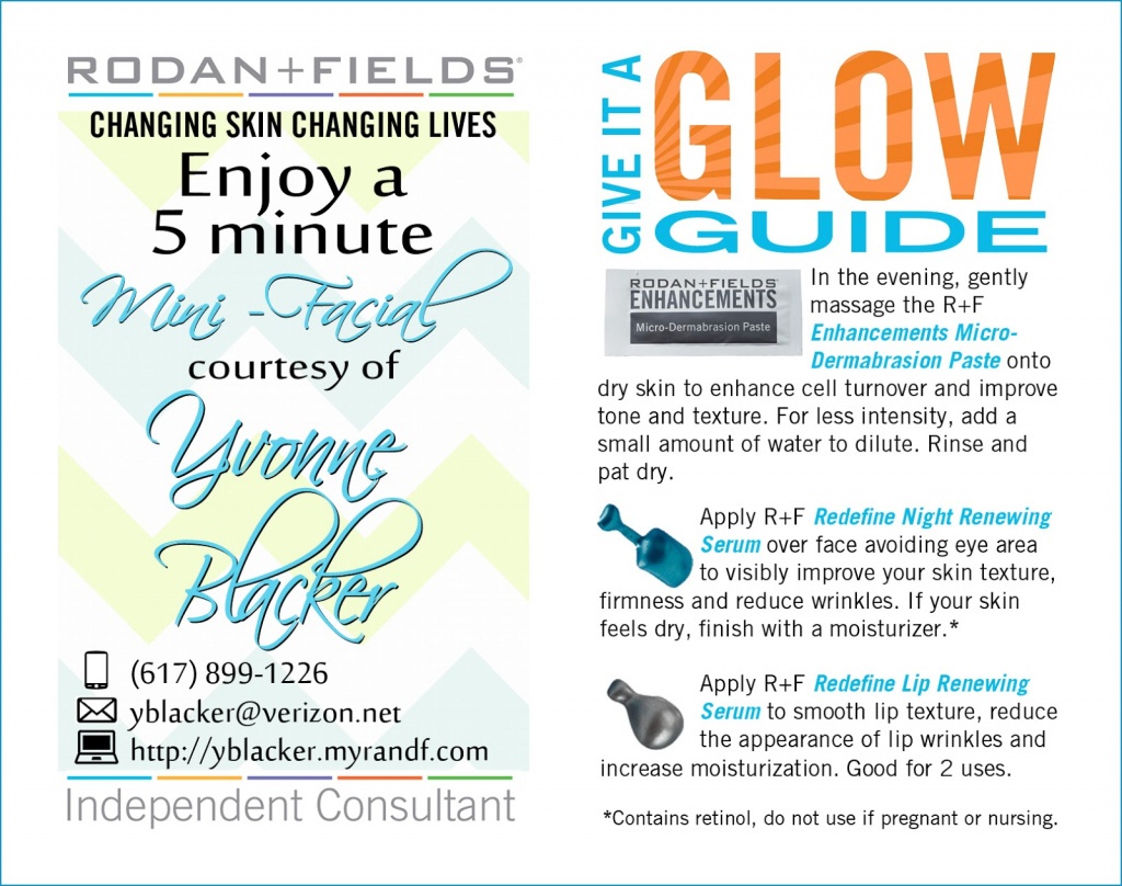 Design Vignettes: A Beautiful Before + After Giveaway! Intended For - Rodan And Fields Mini Facial Instructions Printable Free