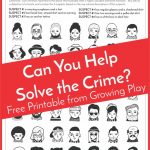 Detective Puzzle For Kids   Free Printable   Growing Play   Free Printable Puzzles For Kids