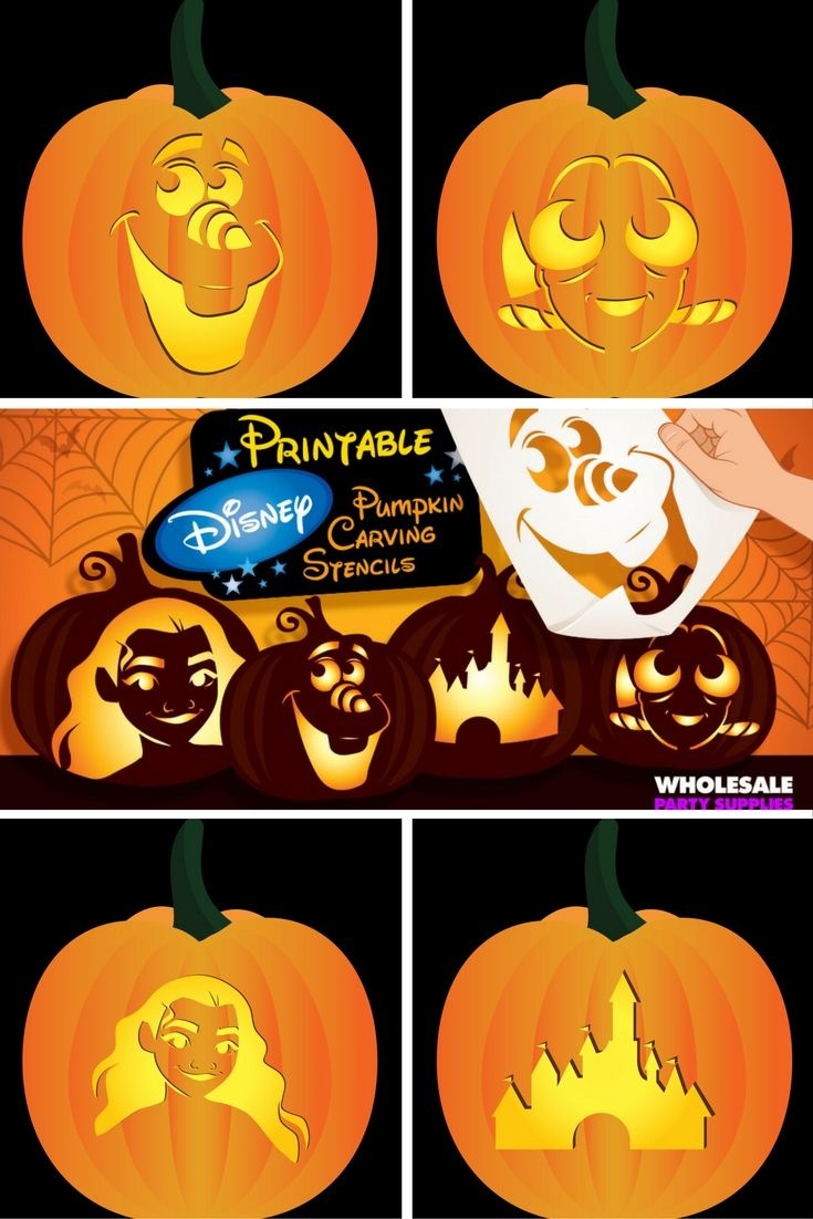 Disney Pumpkin Carving Patterns Free Printable (81+ Images In - Free Pumpkin Carving Patterns Disney Printable