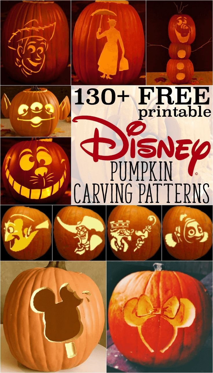 Printable Disney Pumpkin Stencil Customize And Print