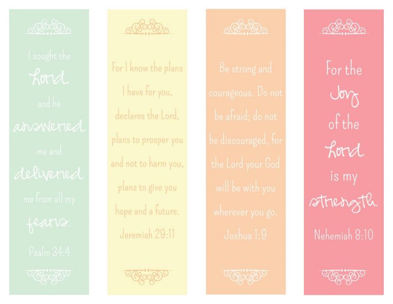 Encouraging Verses Bookmark - The Paper Vine … | Womens Retreat | Print ...