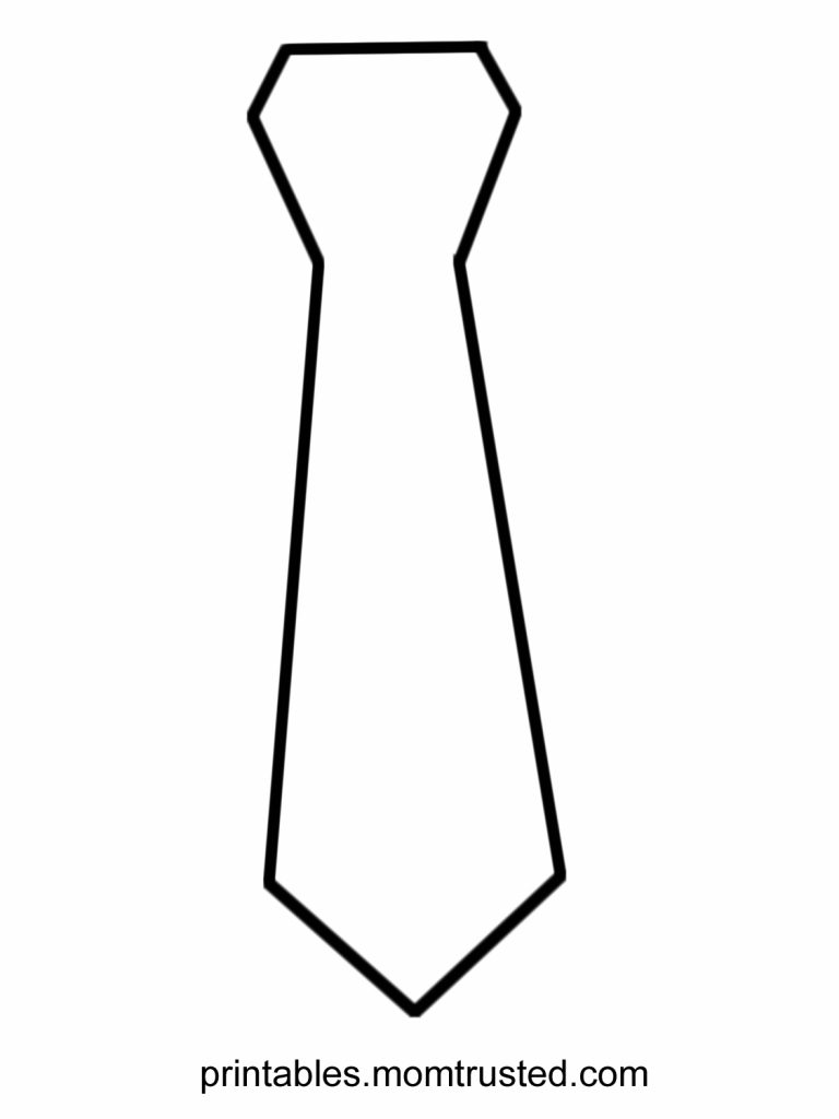 Fathers Day Tie Coloring Pages - Free Large Images | Teaching Ideas ...