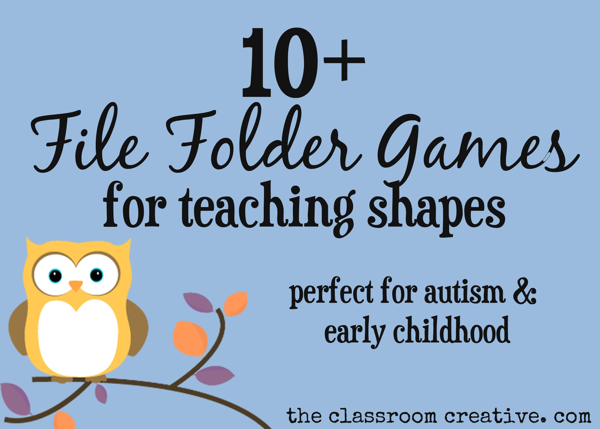 File Folder Games For Teaching Shapes - Free Printable Folder Games