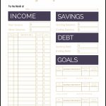 Fix Your Finances Asap With My (Free) Simple Monthly Budget Template   Free Printable Budget Worksheets
