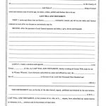 Florida Last Will And Testament Form Unique Free Printable Last Will   Free Printable Will Forms