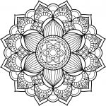 Flower Mandala Coloring Page | Free Printable Coloring Pages   Mandala Coloring Free Printable
