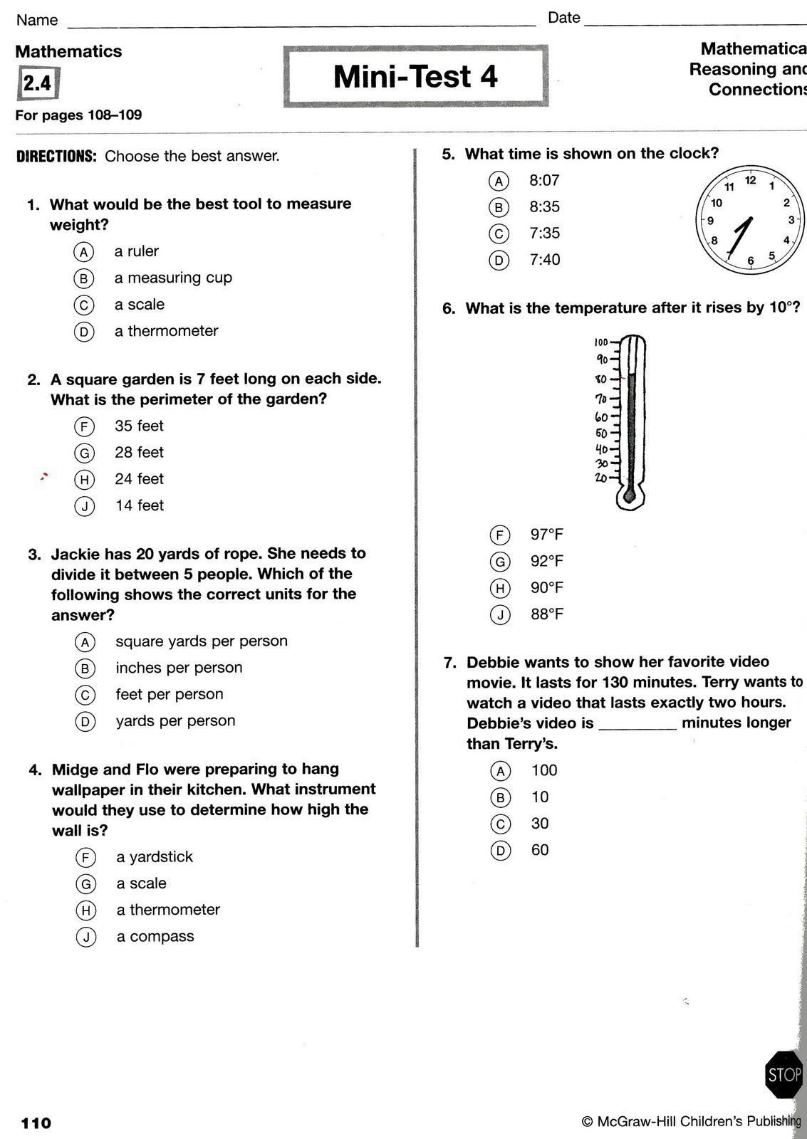 Free 1St Grade Assessment Tests | Closet Of Free Samples | Get Free - Free Printable Informal Math Assessments