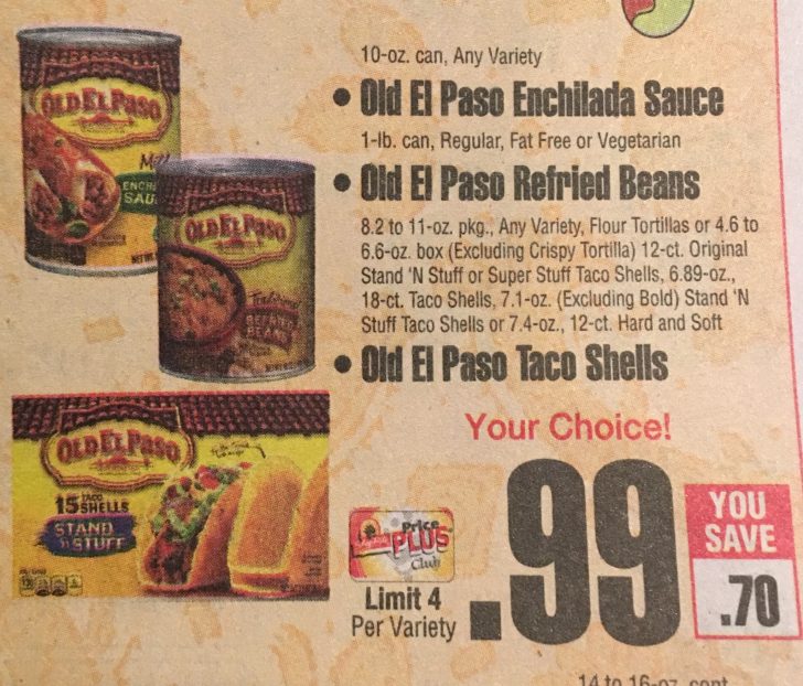 Free Printable Old El Paso Coupons