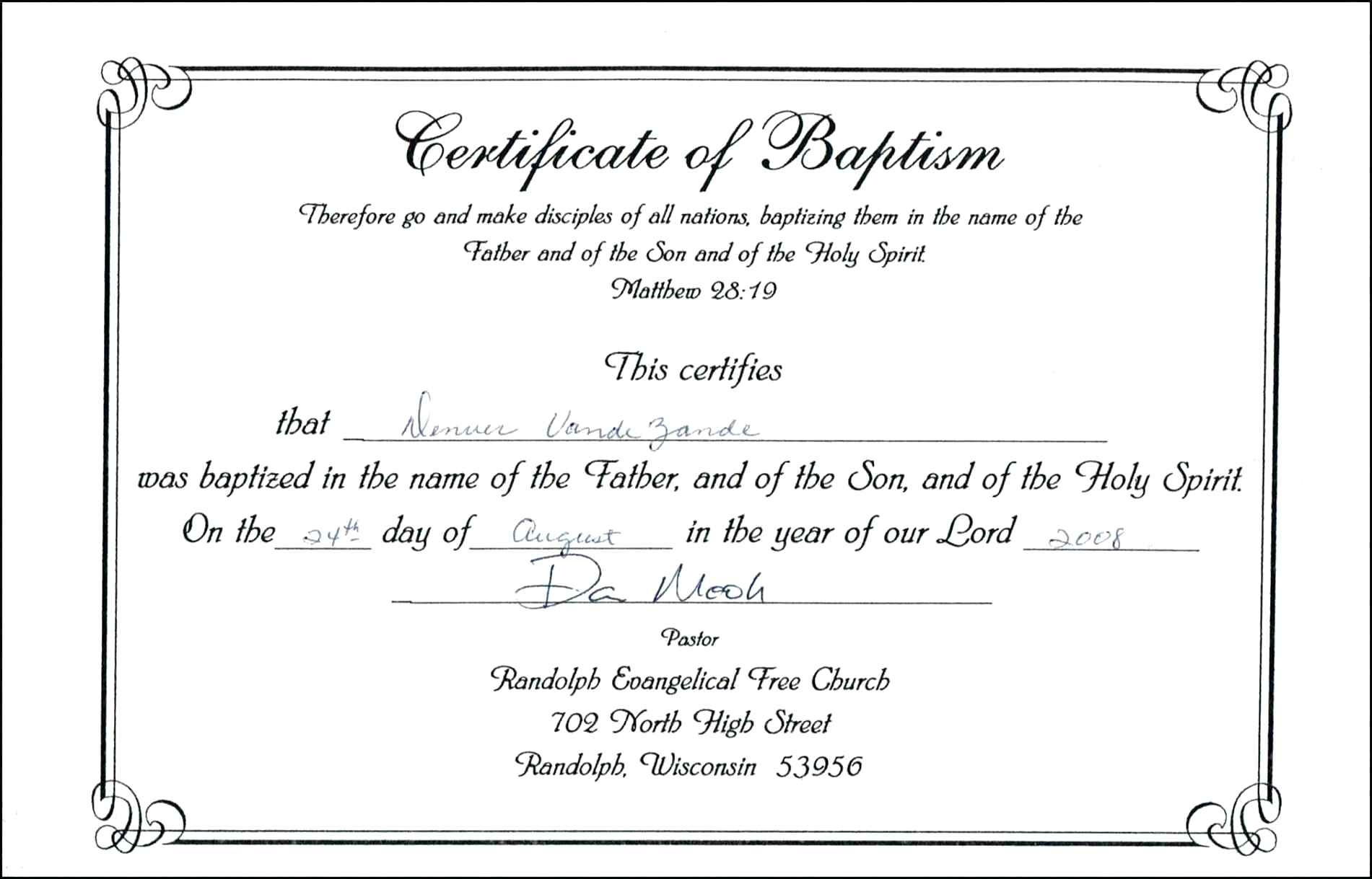 Free Baptismal Certificate Filename | Reinadela Selva - Free Online Printable Baptism Certificates