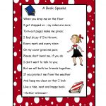 Free Book Poem Poster | Preschool Printablesgwyn | Book Care   Free Printable Poetry Posters