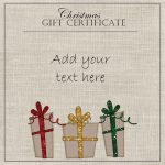 Free Christmas Gift Certificate Template | Customize Online & Download   Free Printable Christmas Gift Voucher Templates
