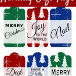 Free Christmas Gift Tags Printable For You (Updated With New Designs   Free Printable Christmas Designs