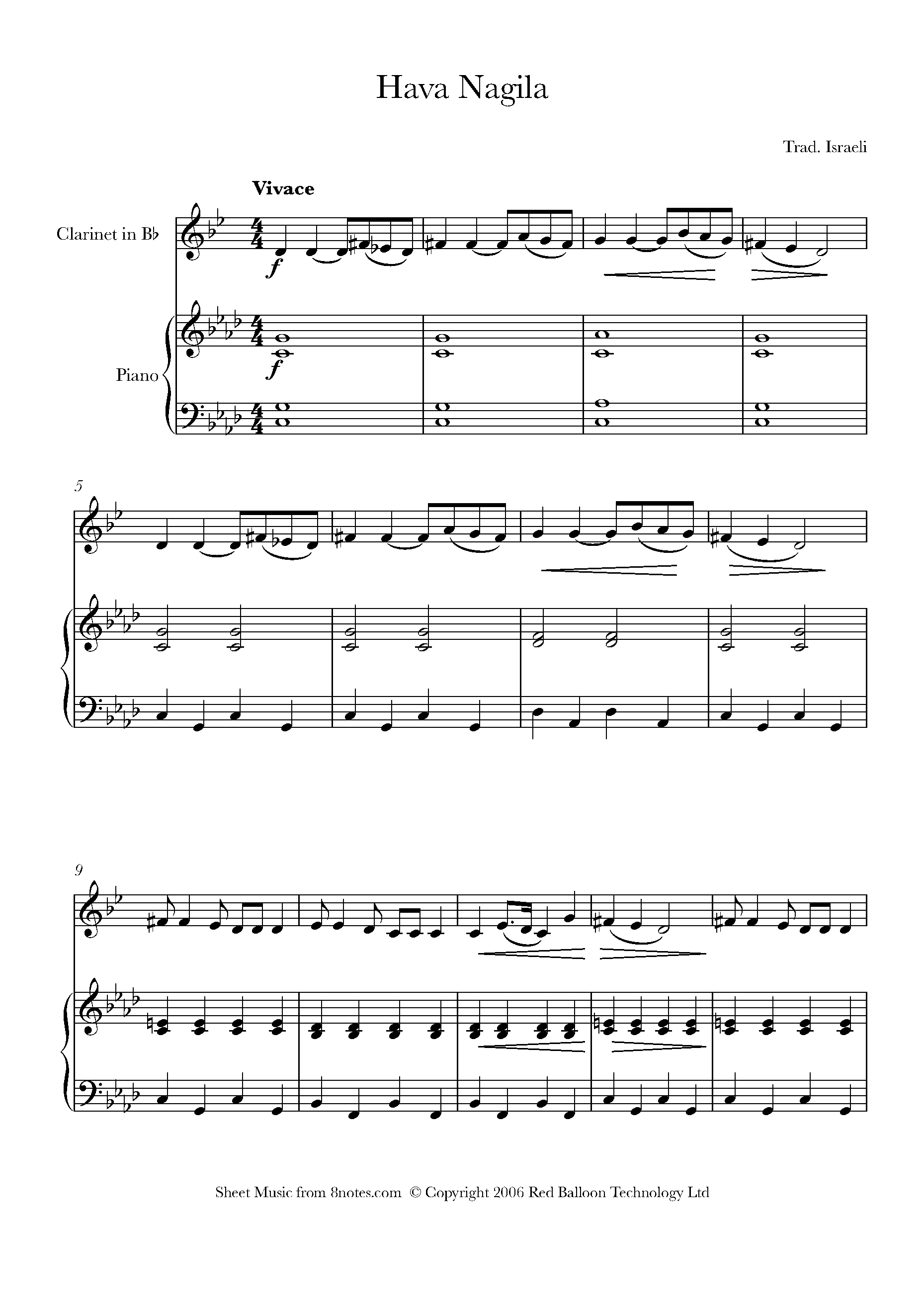 Clarinet Music For Beginners Free Printable