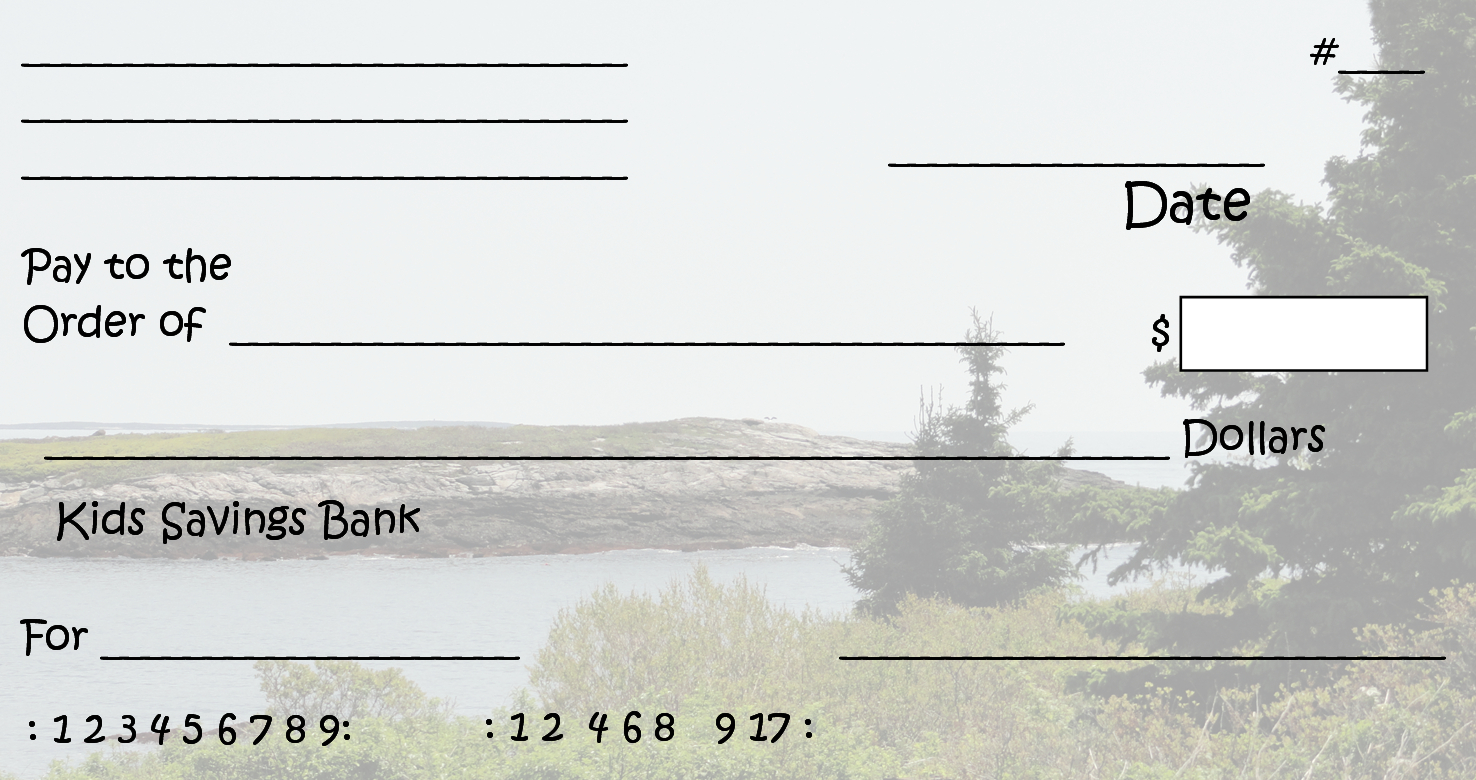 Free Clipart N Images: Printable Pretend Checks For Kids - Free Printable Checks