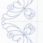 Free Continuous Machine Quilting Designs | Feather Quilting Design   Free Printable Pantograph Quilting Patterns