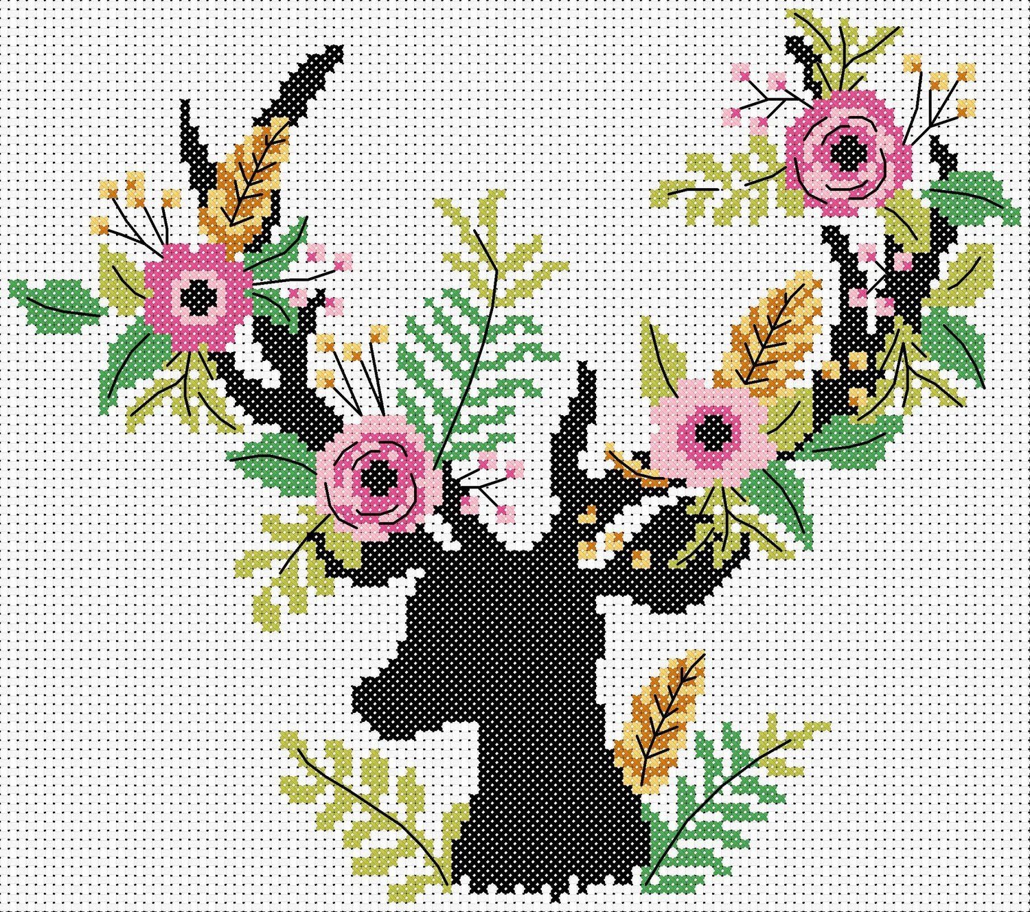 modern-absolutely-free-cross-stitch-patterns-bogo-free-dreaming-fox