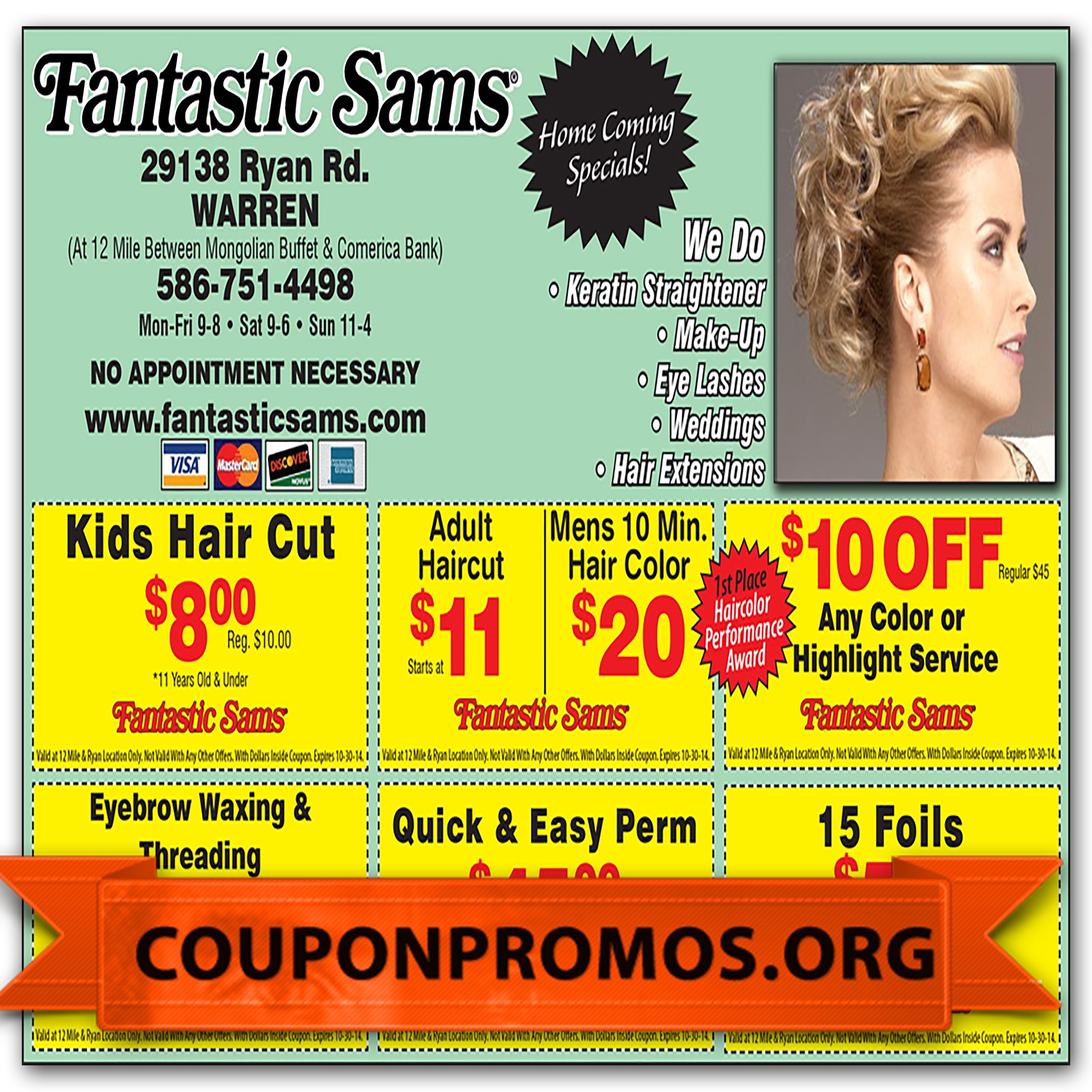 Free Fantastic Sams Discount Coupons Printable For November December - Free Printable Coupons For Fantastic Sams