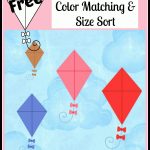 Free File Folder Game For Preschoolers: Kites!   The Measured Mom   File Folder Games For Toddlers Free Printable