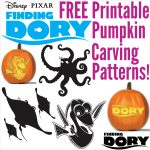 Free Finding Dory Pumpkin Carving Patterns To Print!   Free Pumpkin Printable Carving Patterns