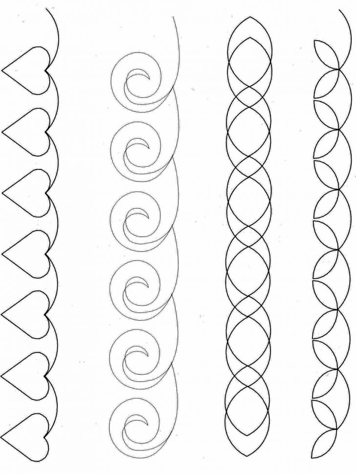 Free Printable Pantograph Quilting Patterns