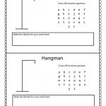 Free Hangman Template | 3Rd Grade | Board Game Template, Hangman   Free Printable Hangman Game