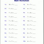 Free Math Worksheets   Free Printable Algebra Worksheets Grade 6