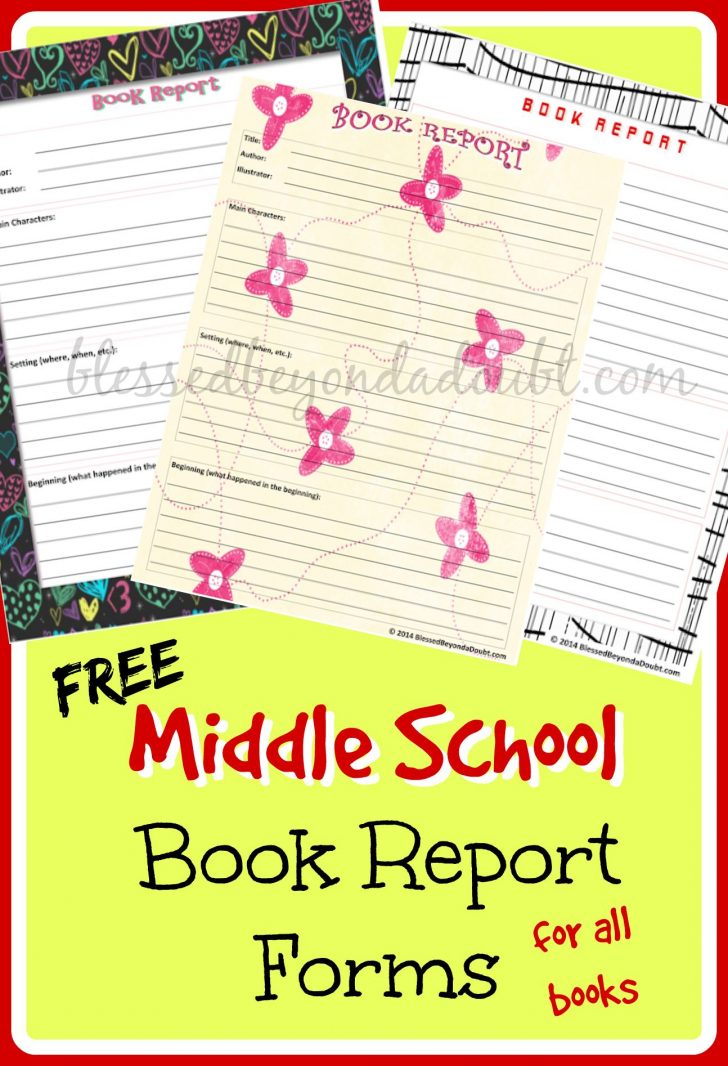 Free Printable Book Report Forms