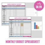 Free Monthly Budget Template   Frugal Fanatic   Free Online Printable Budget Worksheet