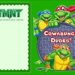 Free Online Ninja Turtle Invitation | Coolest Invitation Templates   Free Printable Tmnt Birthday Party Invitations