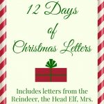 Free Printable: 12 Days Of Christmas Letters | Wantneedlove   Free Printable Christmas Letters