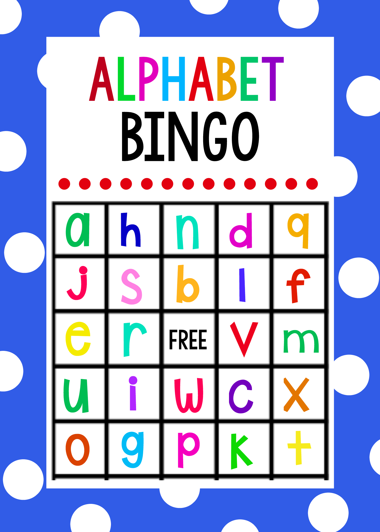 sassy sanctuary abcs bingo free printable free printable alphabet