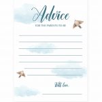 Free Printable Baby Shower Advice Cards 354046   Snow Free Png   Free Printable Baby Advice Cards