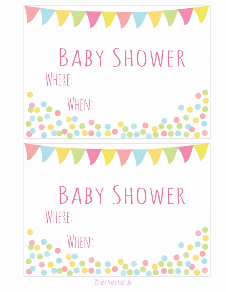 Baby Invitations Printable Free