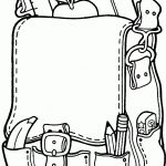 Free Printable Backpack Coloring Pages For Preschoolers | Clipart   Free Printable Coloring Sheets For Back To School