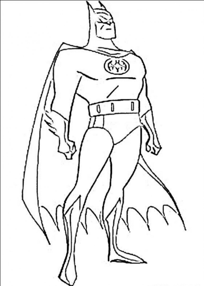 Free Printable Batman Coloring Pages For Kids - Free Printable Batman