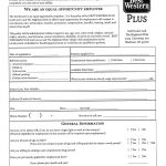 Free Printable Best Western Job Application Form   Free Printable Taco Bell Application