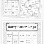 Free Printable Bingo Cards In 2019 | Harry Potter Parties | Harry   Free Printable Bingo Chips