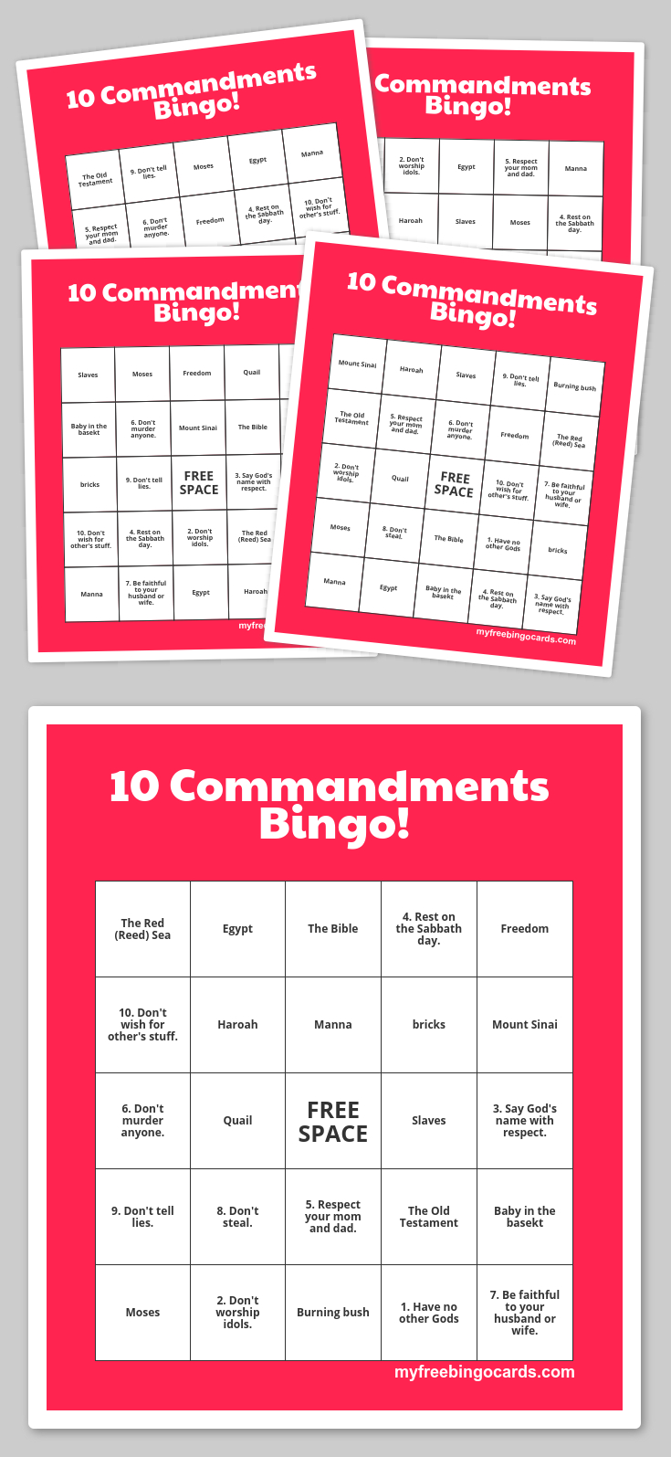 Free Printable Bible Bingo For Preschoolers Free Printable
