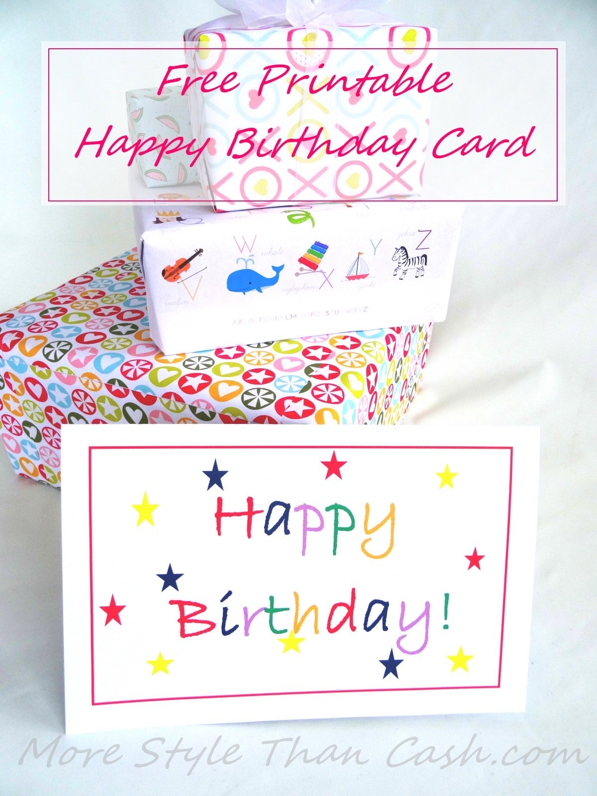 Free Printable Birthday Card - Happy Birthday Free Printable