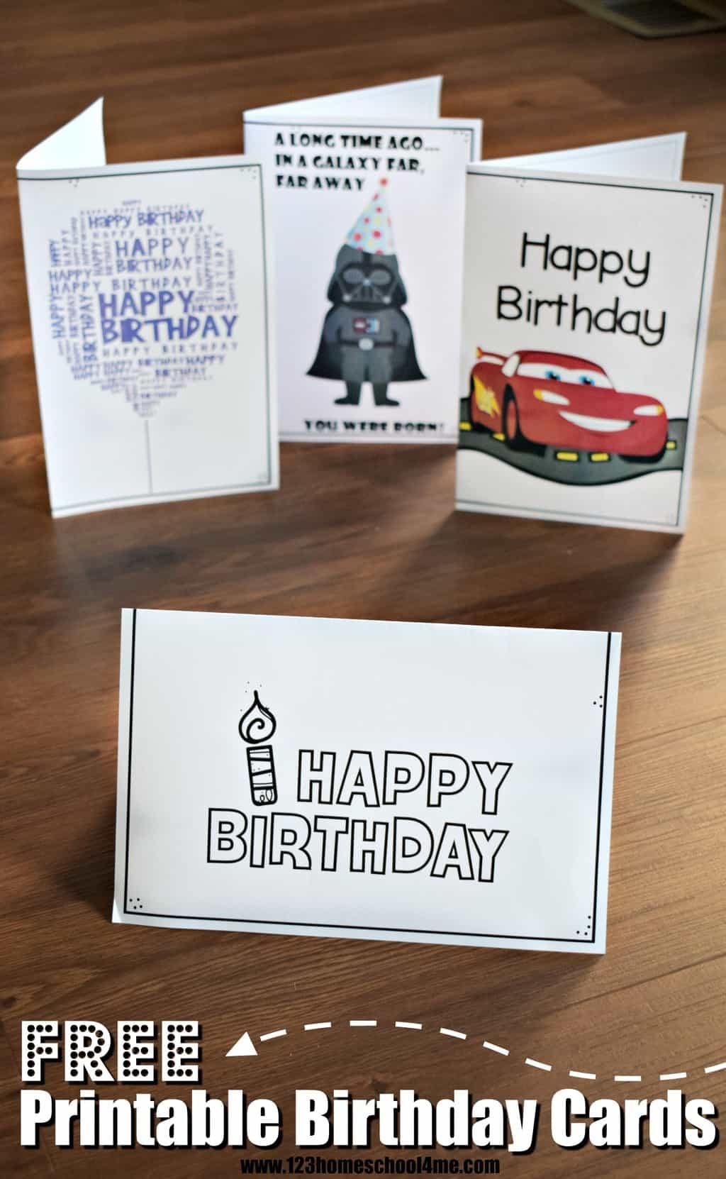Free Printable Birthday Cards | 123 Homeschool 4 Me - Free Printable Birthday Scrolls