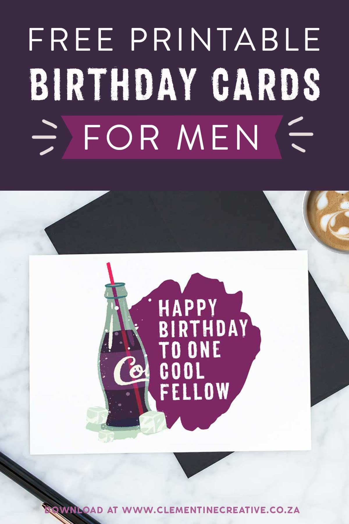 Free Printable Birthday Cards For Him | Stay Cool - Free Printable Greeting Cards