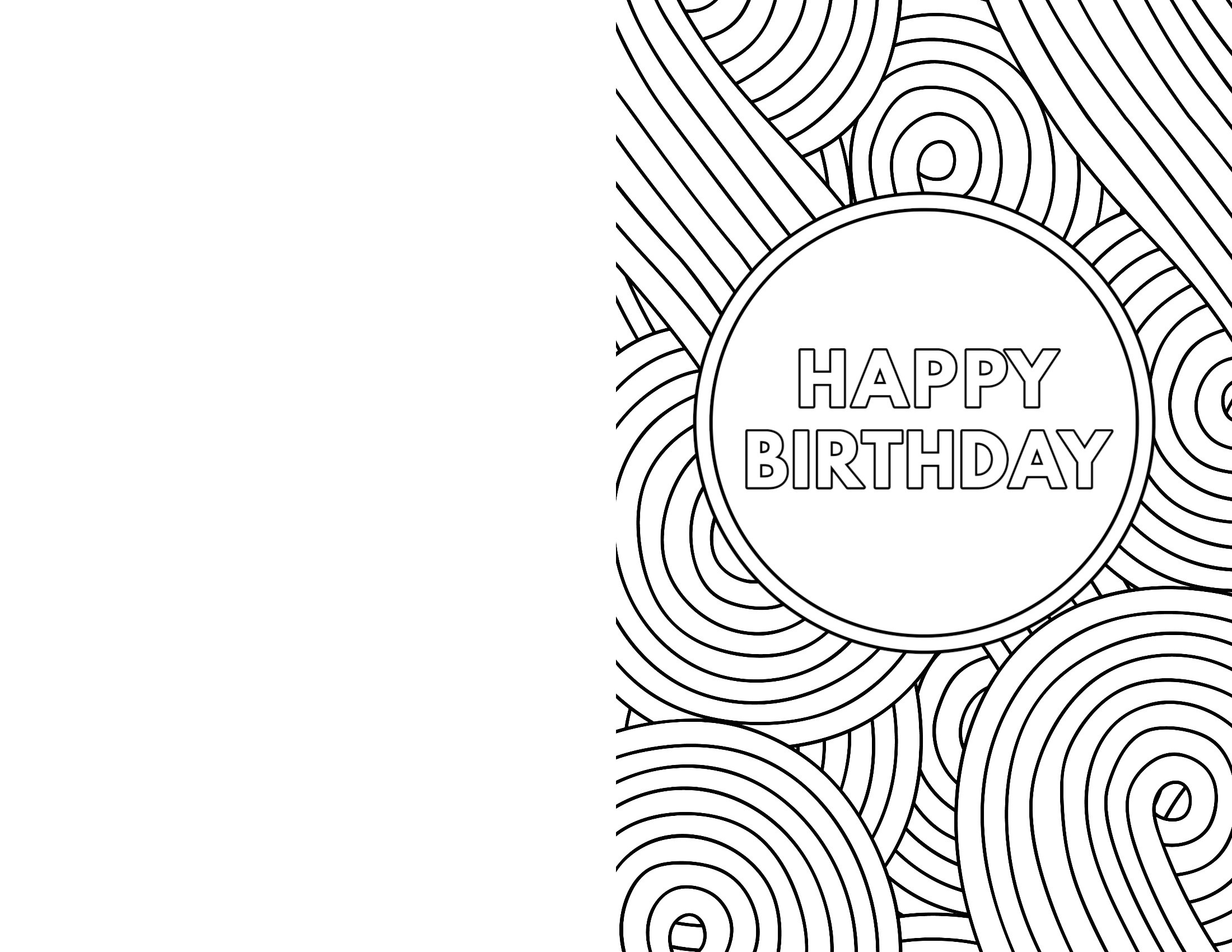birthday card design free printable