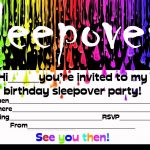 Free Printable Birthday Invitations For Boys Sleepover | Party   Free Printable Boy Birthday Invitations