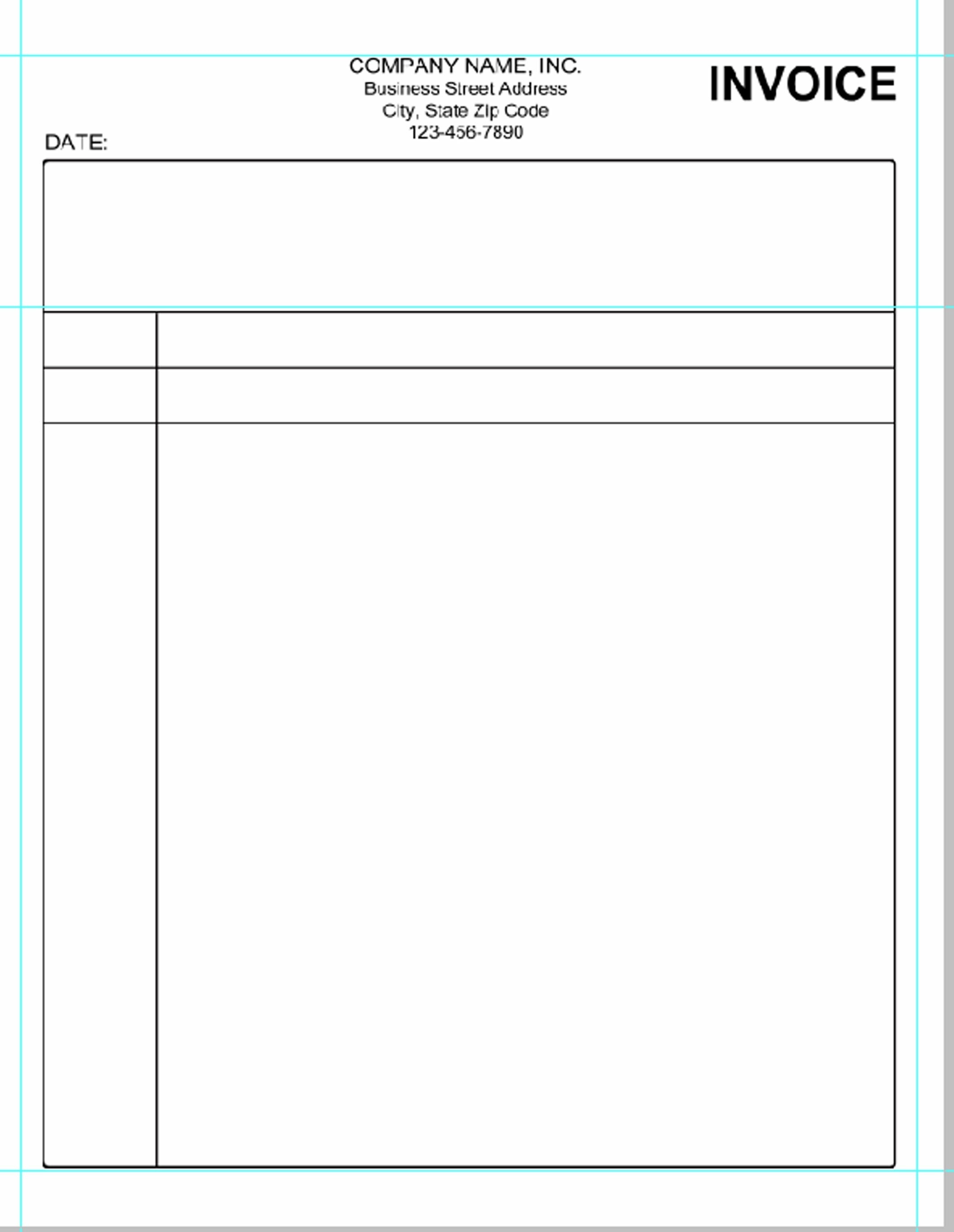 Free Printable Blank Invoice Sheet Templates Word Template Sample Uk - Free Printable Blank Invoice Sheet