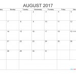 Free Printable Calendar August 2017 As Pdf And Image | Free   Free Printable August 2017