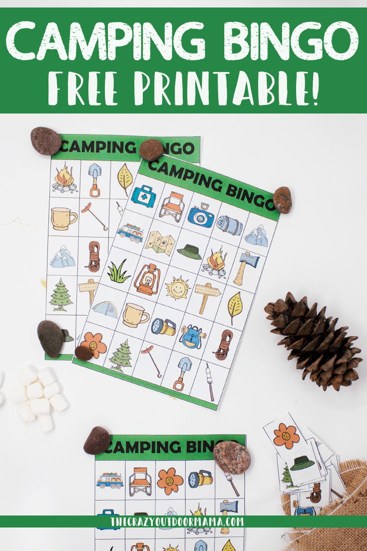 Free Printable Camping Bingo Cards - A Fun Camping Party Or Outdoor - Free Printable Camping Games