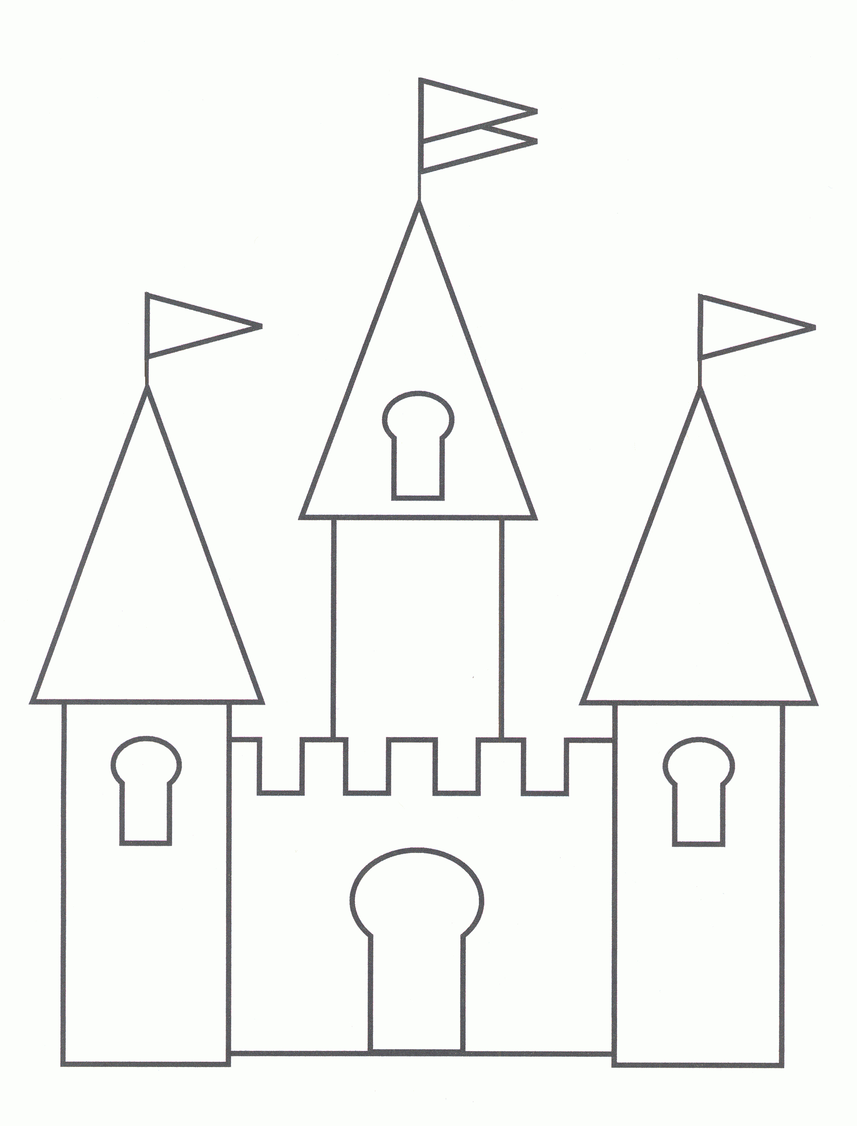 Free Printable Castle Coloring Pages For Kids | Princess | Castle - Free Printable Castle Templates