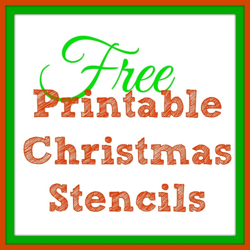 Merry Christmas Stencil Free Printable Free Printable
