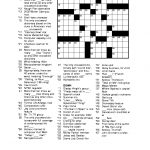 Free Printable Crossword Puzzles For Adults | Puzzles Word Searches   Free Printable Crossword Puzzles Medium Difficulty
